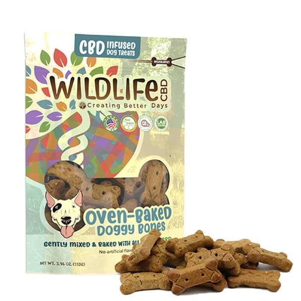 Creating_Better_Days_CBD_-_Wildlife_Dog_Treats_-_Oven_Baked_Doggy_Bones__79304.1567541772.jpg Creating Better Days - CBD Pet Treat - Wildlife Large Dog Bone Treats - 15pc-10mg - Image 1