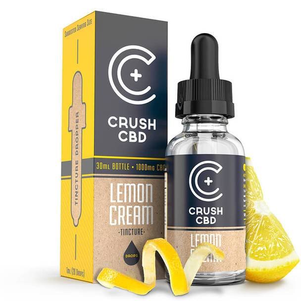Crush_CBD_-_TINCTURE_Lemon_Cream__57679.1564522942.jpg Crush CBD - CBD Tincture - Lemon Cream - 500mg-1000mg - Image 1