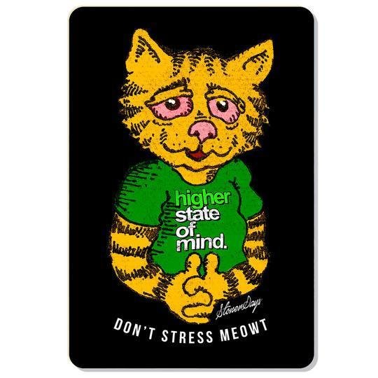 DONT-STRESS-MEOWT_540x_1024x_97c14e4c-df6d-42ae-a23d-682e7aa25c04.jpg Don't Stress Meowt Dab Mat - Image 1