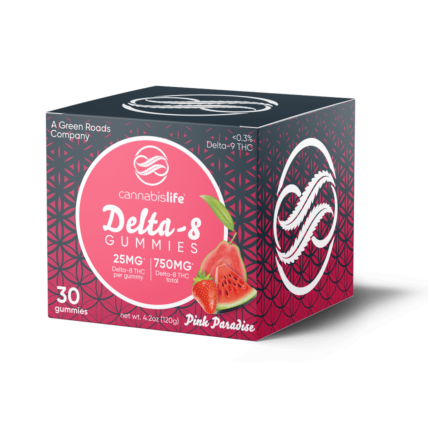 Delta-8 Pink Paradise Gummies - 750mg