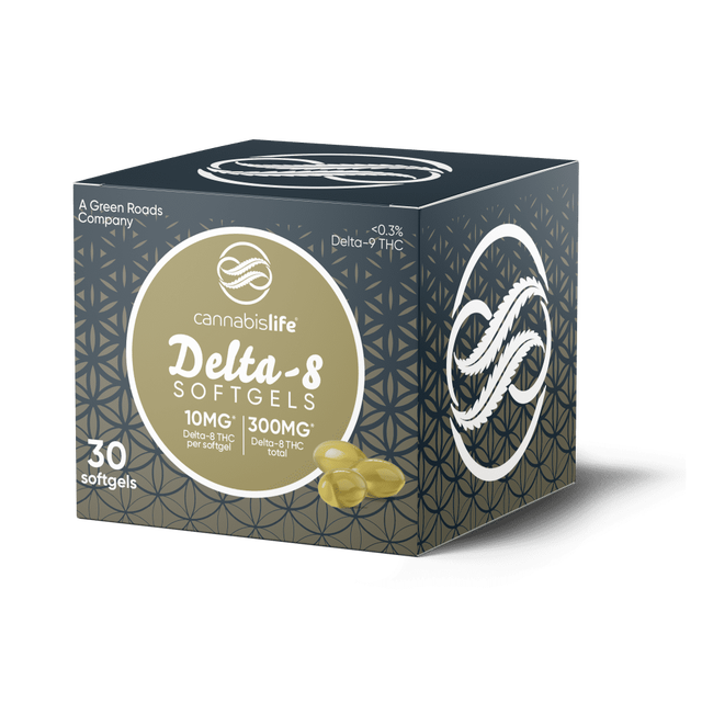 Delta-8Softgels-10mg.png Delta-8 Softgels - 10mg - Image 1