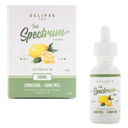 Eclipse CBD - CBD Tincture - Full Spectrum Lemon Cake - 600mg-1000mg