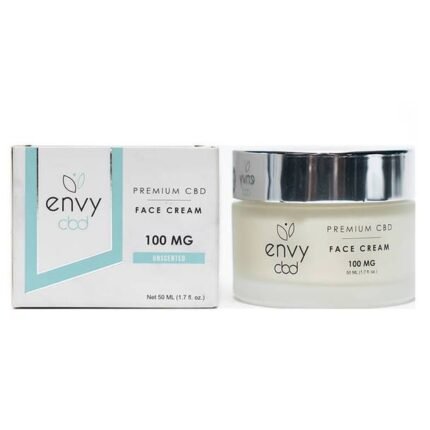 ENVY CBD - CBD Topical - Unscented Face Cream - 100mg