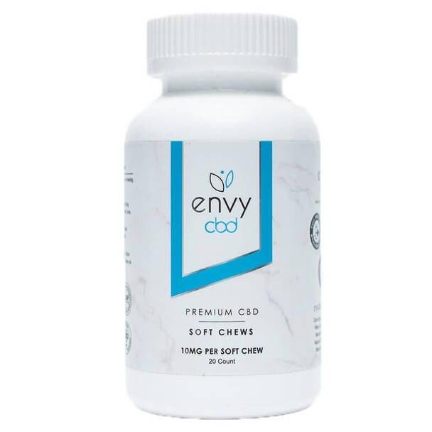 Envy_CBD_-_Soft_Chews_10mg__44576.1568927025.jpg ENVY CBD - CBD Edible - Soft Chew Gummies - 10mg - Image 1