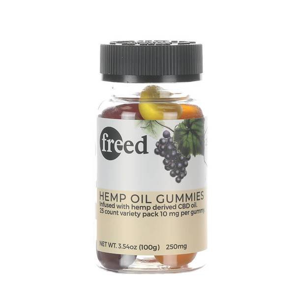 Freed_CBD_-_Gummies_250mg__17523.1565293313.jpg Freed - CBD Edible - Gummies - 10mg - Image 1