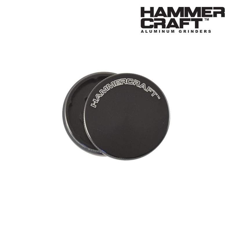 GR-HAM-MINI-BLK_LOGO_800x_9e3629b8-7561-4231-bceb-e32edabfba9f.jpg Aluminum Grinder 2 PC, Hammercraft - Image 1