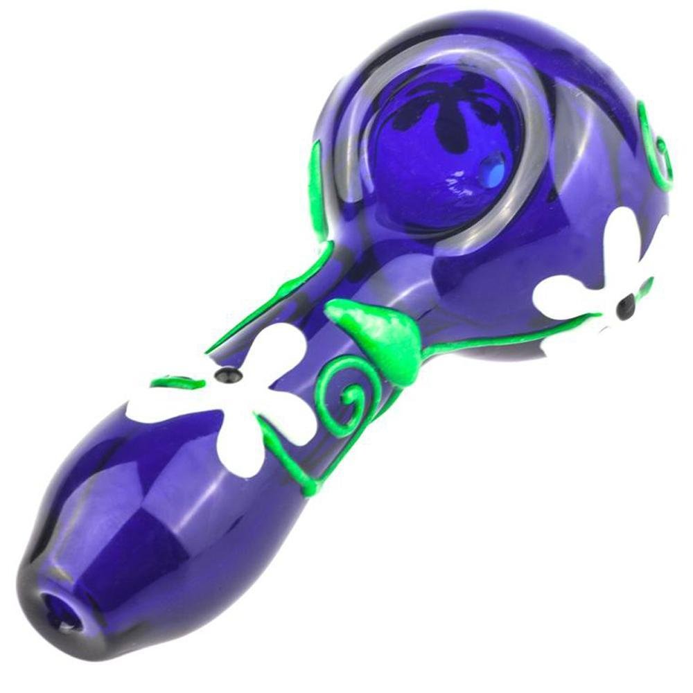 Glow_In_Dark_Glass_Flower_Glass_Pipe_1024x1024_d62cc787-4bd7-4962-a23e-3b92e4732f1b.jpg Glow In Dark Glass Flower Glass Pipe - Image 1