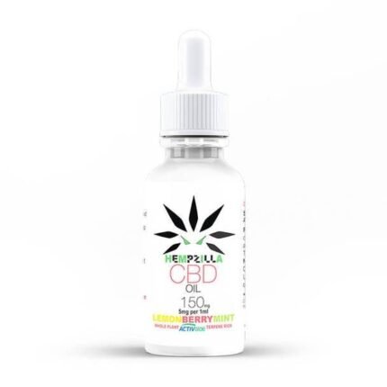 Hempzilla - CBD Tincture - Lemon Berry Mint - 150mg-1200mg