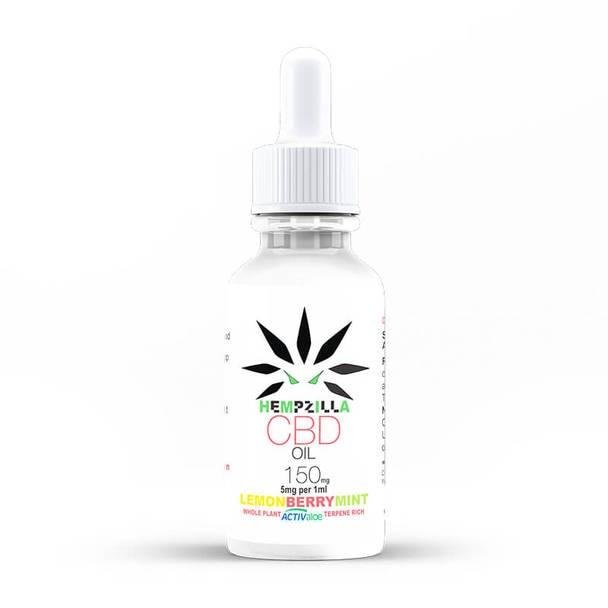 Hempzilla_CBD_-_Tincture_-_Lemon_Berry_Mint_150mg__72140.1569867017.jpg Hempzilla - CBD Tincture - Lemon Berry Mint - 150mg-1200mg - Image 1
