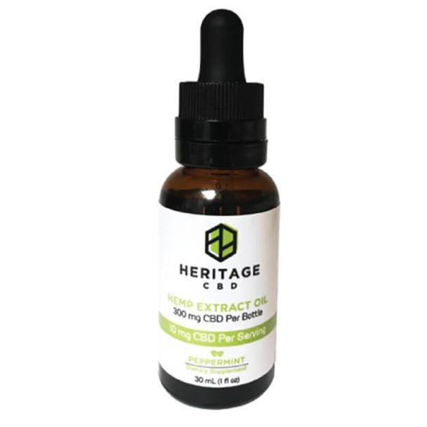 Heritage_Hemp_CBD_-_Tinc_Peppermint_300mg__51622.1573083984.jpg Heritage Hemp - CBD Tincture - Peppermint - 300mg-1500mg - Image 1