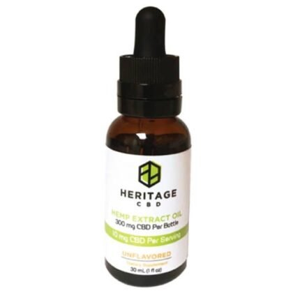 Heritage Hemp - CBD Tincture - Unflavored - 300mg-1500mg