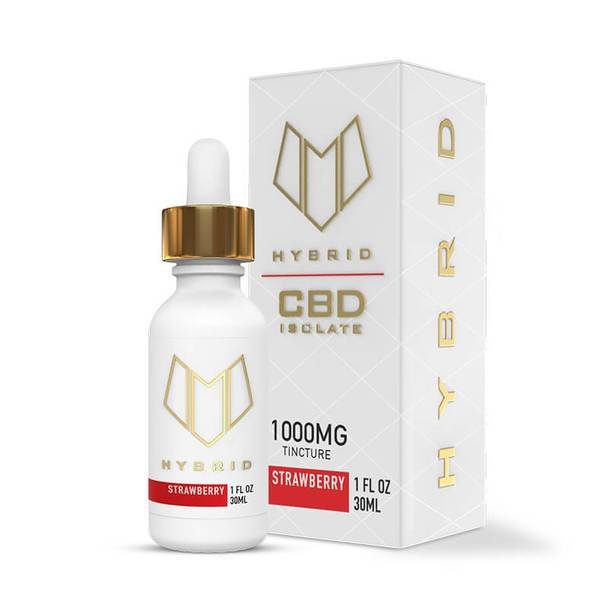 Hybrid_CBD_-_Tincture_-_Strawberry_1000mg__72957.1568134265.jpg Hybrid CBD - CBD Tincture - Strawberry - 500mg-1000mg - Image 1
