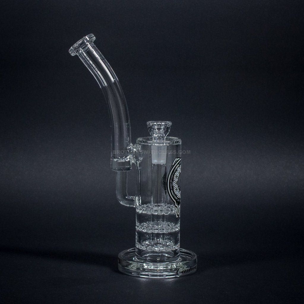 IMG_7456_1024x_7f0a2575-f045-43e5-bbe8-7e20f6f6297b.jpg C2 Custom Creations Triple Ratchet Perc Bubbler Bong - Image 1