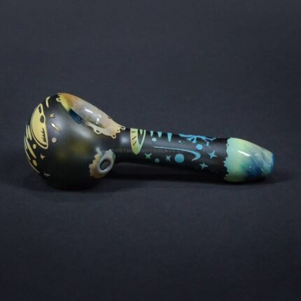 Liberty 503 Fumed Sandblasted Hand Pipe - Alien Life