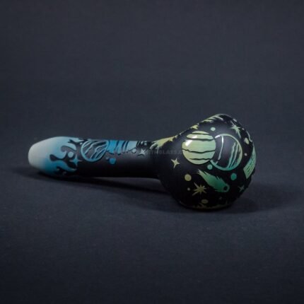 Liberty 503 Fumed Sandblasted Hand Pipe - Outer Space