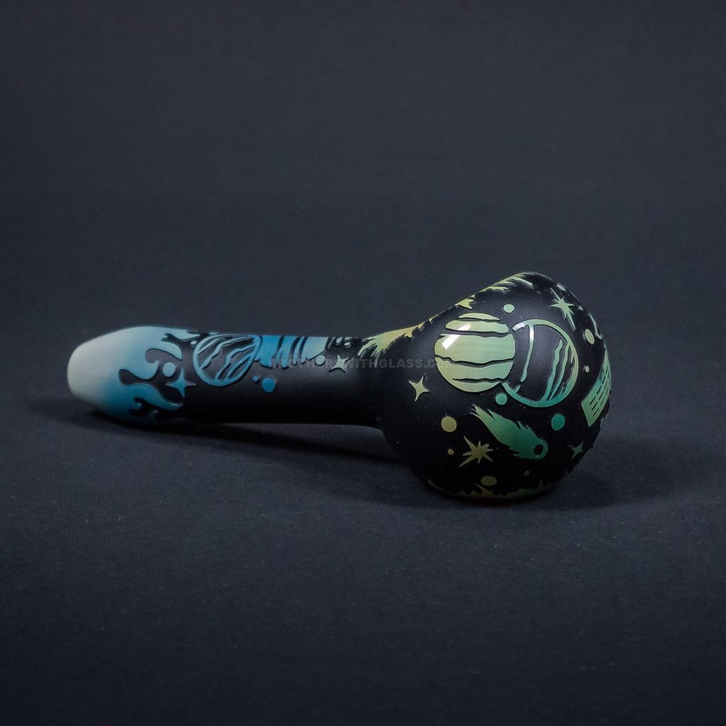 IMG_8557_1024x_9f306305-2f36-484d-ba44-a24c4bc3a852.jpg Liberty 503 Fumed Sandblasted Hand Pipe - Outer Space - Image 1