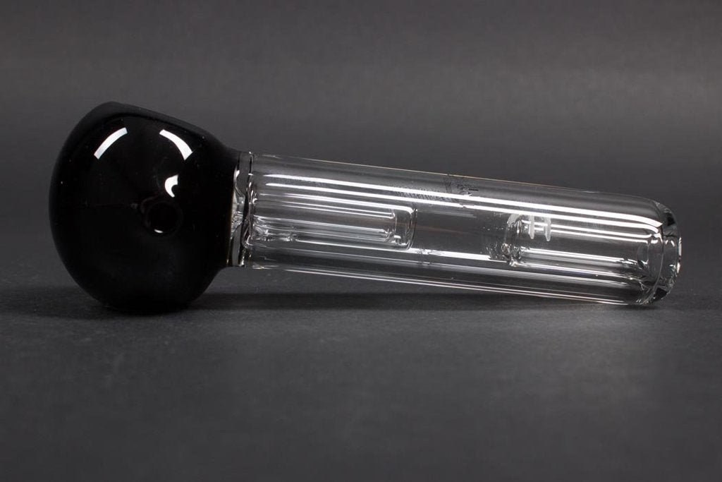 IMG_8856_1024x_f660f171-8d17-4421-bb56-3f7d1b653104.jpg Chameleon Glass Spill Proof Monsoon Spubbler Water Pipe - Black - Image 1