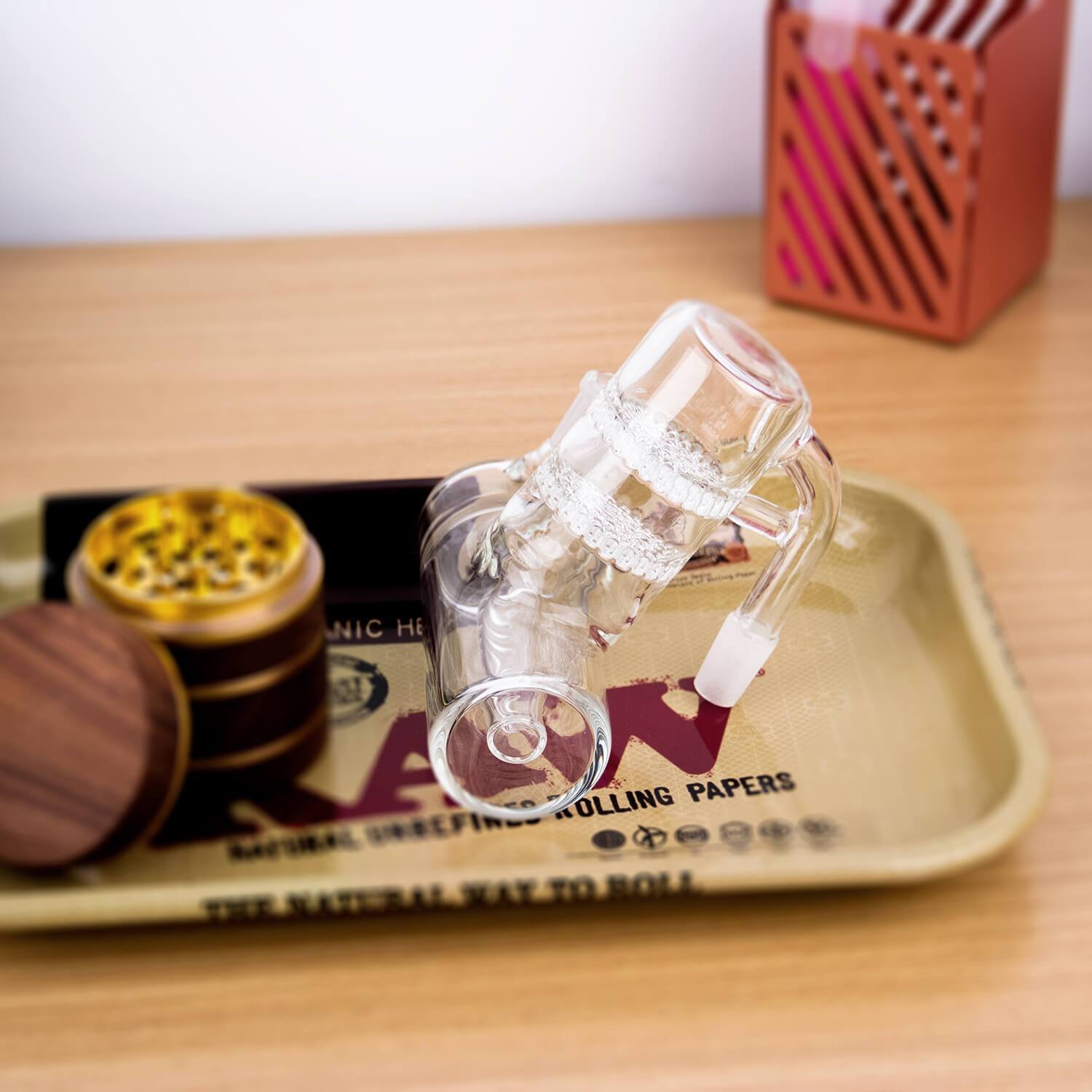 INHALCO_Double_Honeycomb_Inline_Ash_Catcher_4480x_81daa457-d442-4c33-b32d-7e70553c7235.jpg Double Honeycomb Inline Perc Ash Catcher - Image 1
