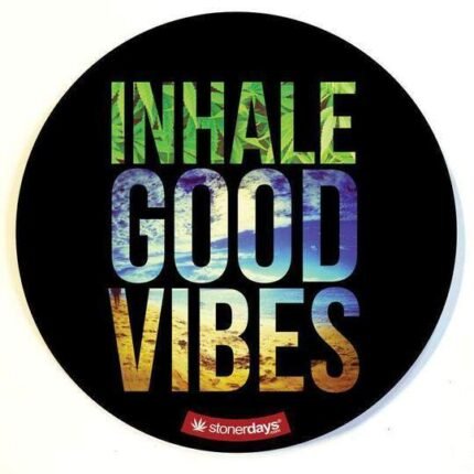 INHALE GOOD VIBES DAB PAD
