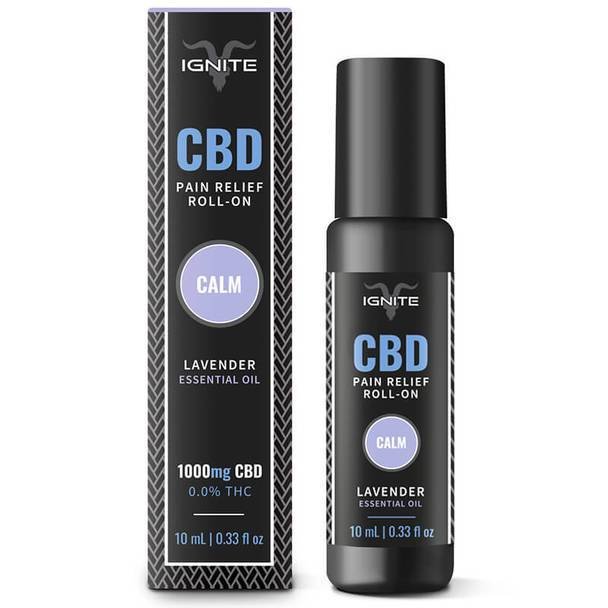 Ignite_CBD_-_Roll-On_Calm_Lavender_1000mg__20164.1565195110.jpg Ignite CBD - CBD Topical - Roll-On Oil Lavender - 1000mg - Image 1