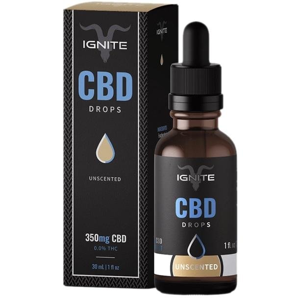 Ignite_CBD_-_Tincture_-_Unscented_350mg__62424.1591651406.jpg Ignite CBD - CBD Tincture - Unflavored Drops - 350mg-1000mg - Image 1