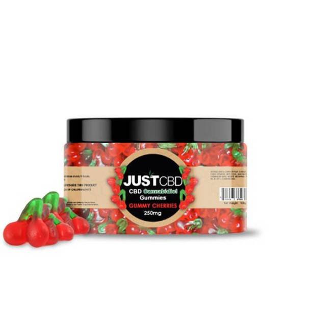 JustCBD_-_Gummies_-_Cherry_250mg__56717.1565648590.jpg JustCBD - CBD Edible - Cherry Gummies - 10mg - Image 1
