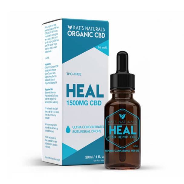 Kats_Naturals_CBD_-_Tincture_-_Heal_1500mg__82651.1571417409.jpg Kat's Naturals - CBD Tincture - Heal - 250mg-1500mg - Image 1