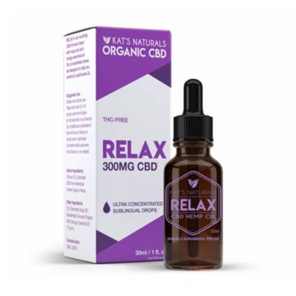 Kat's Naturals - CBD Tincture - Relax - 50mg-300mg