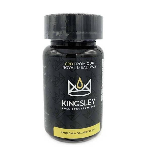 Kingleys_CBD_-_Softgels_30mg__92859.1576613898.jpg Kingsley - CBD Soft Gels - Full Spectrum Gelcaps 30 Count - 900mg - Image 1