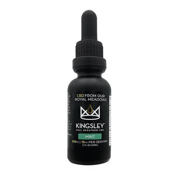 Kingleys_CBD_-_Tincture_Mint_450mg__05875.1576612471.jpg Kingsley - CBD Tincture - Full Spectrum Mint - 450mg-1500mg - Image 1