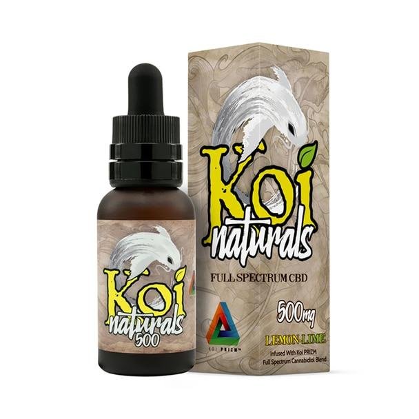 Koi_Naturals_-_Lemon-Lime_500mg_by_Koi_CBD__85354__16755.1562258973.jpg Koi CBD - CBD Tincture - Koi Naturals Lemon Lime 30ml - 250mg-2000mg - Image 1