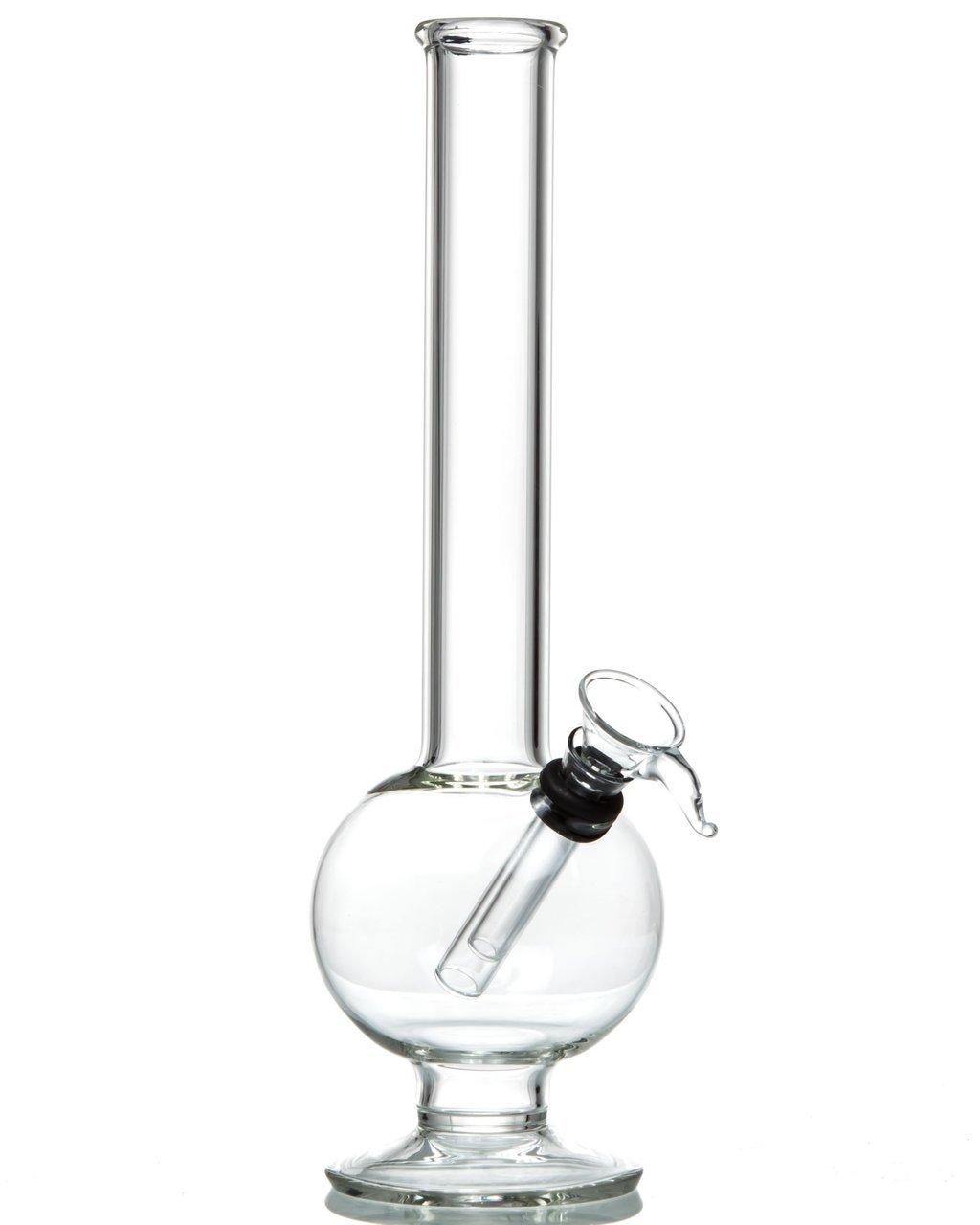 LEFT-BU114_-_1_1024x_ab3888b3-8bc5-4e15-80a0-6d8fa9d23584.jpg BoroDirect - Glass Bubble Bong w/ Rubber Grommet 11'' - Image 1