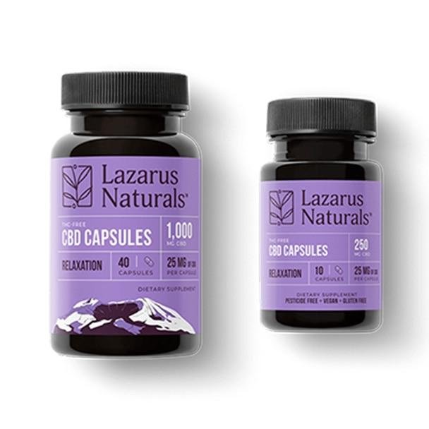 Lazarus_Naturals_-_Caps_Relax_ALL__08834.1581119507.jpg Lazarus Naturals - CBD Capsules - Relaxation Blend - 25mg - Image 1
