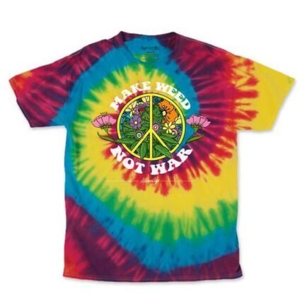 Men's Make Weed Not War Tie Dye