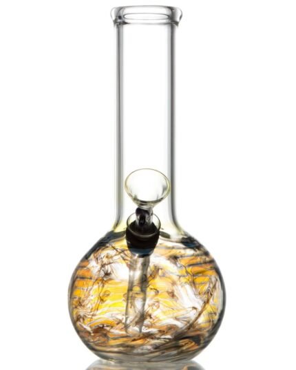 Raked Tiger Stripe Accented Beaker Bong