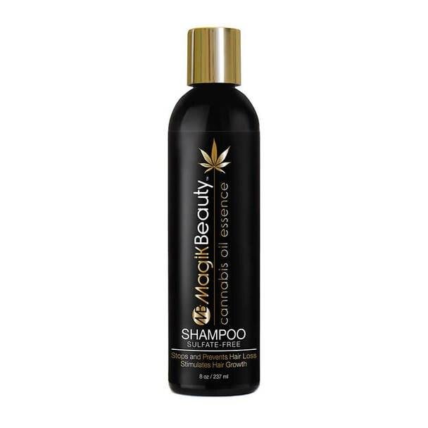 Magik_Beauty_Cannabis_Essence_Oil_-_Shampoo_8_oz__53168.1565128700.jpg Magik Beauty - CBD Bath - Cannabis Sulfate-Free Shampoo - Image 1
