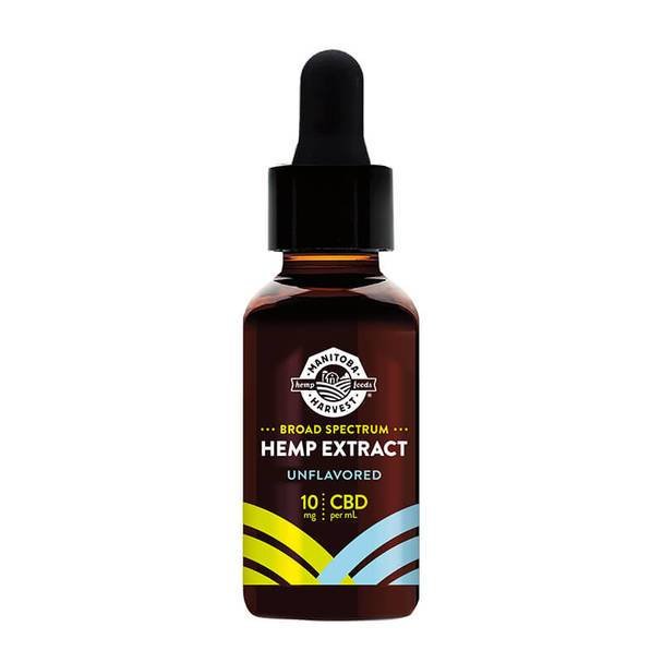Manitoba_Harvest_-_BSHE_Tincture_Unflavored_1__62949.1569610623.jpg Manitoba Harvest - CBD Tincture - Unflavored Broad Spectrum Hemp Extract Drops - 300mg - Image 1