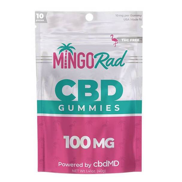 Mingo_Rad_-_Gummies_Front__00390.1581442488.jpg Mingo Rad - CBD Edible - Broad Spectrum Gummies - 10mg - Image 1