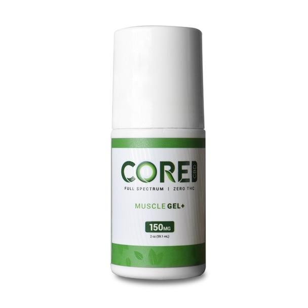 Muscle-Gel-CBD__03457.1568908466.jpg Core CBD - CBD Topical - Muscle Gel - 150mg - Image 1