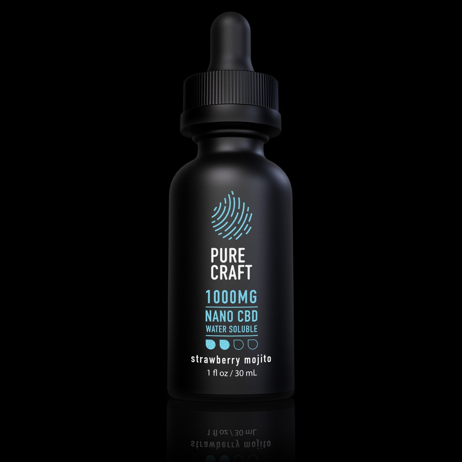 NANOCBDWATERSOLUBLEStrawberry1000mg.jpg NANO CBD WATER SOLUBLE STRAWBERRY MOJITO 1000MG - Image 1