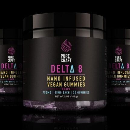 NANO DELTA 8 INFUSED GRAPE VEGAN GUMMIES 3-PACK