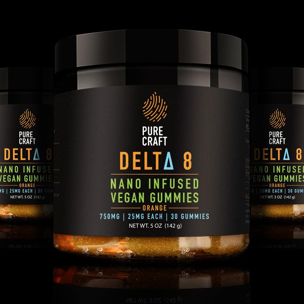 NANODELTA8INFUSEDORANGEVEGANGUMMIES3-PACK.jpg NANO DELTA 8 INFUSED ORANGE VEGAN GUMMIES 3-PACK - Image 1