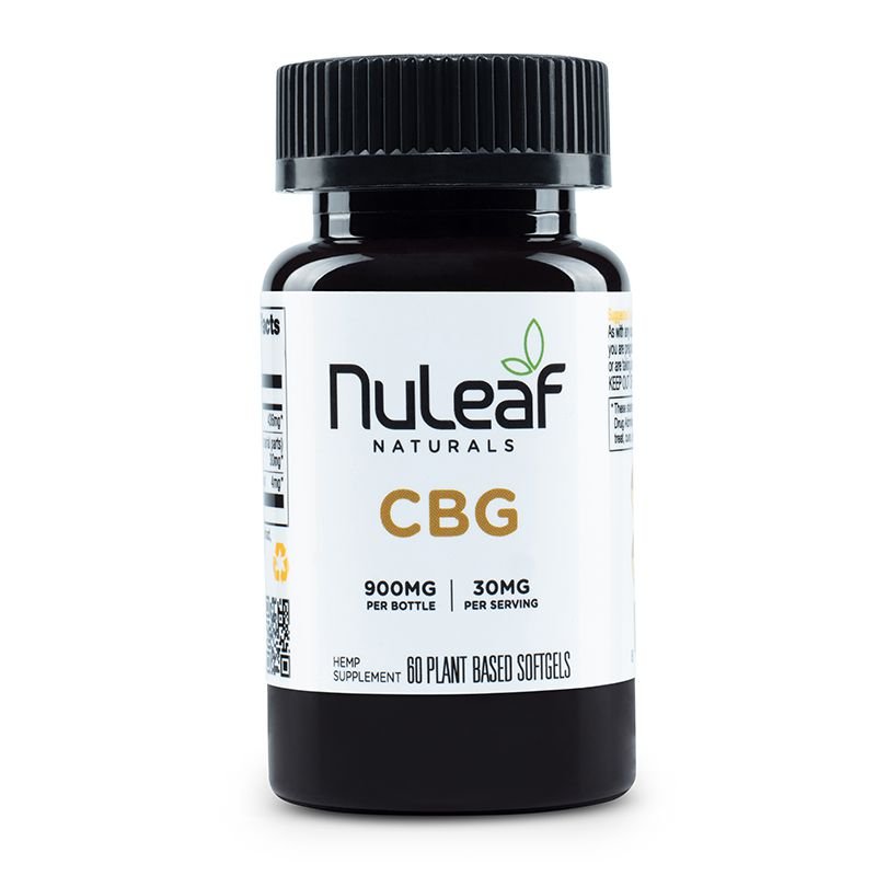 NuLeaf_CBG_900_softgel.jpg.optimal.jpg Full Spectrum CBG Capsules (15mg/softgel) - Image 1
