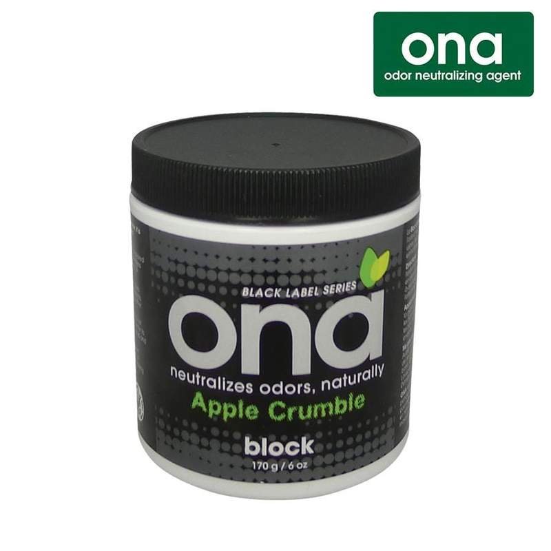 ONA-BLK-AC_800x_44cca3d2-5be7-43b6-a6ea-5de9f6329584.jpg ONA Block, Odour Neutralizer, Apple Crumble Scent, Black Label, 6 Oz - Image 1