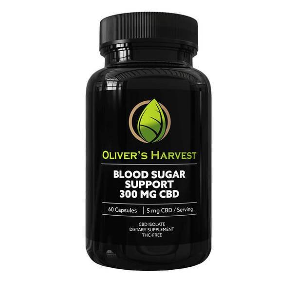 Oliver's Harvest CBD - CBD Capsule - Blood Sugar Support - 5mg - Image 1