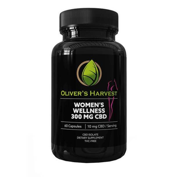 Olivers_Harvest_CBD_-_Capsules_Womens_Wellness_60ct_300mg__31044.1583439491.jpg Oliver's Harvest CBD - CBD Capsule - Women's Wellness Support - 10mg - Image 1