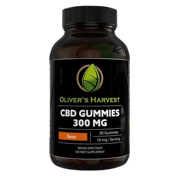 Olivers_Harvest_CBD_-_Edible_CBD_Gummies_Sour_30ct_300mg__44837.1583434701.jpg Oliver's Harvest CBD - CBD Edible - Broad Spectrum Sour Gummies - 300mg-600mg - Image 1