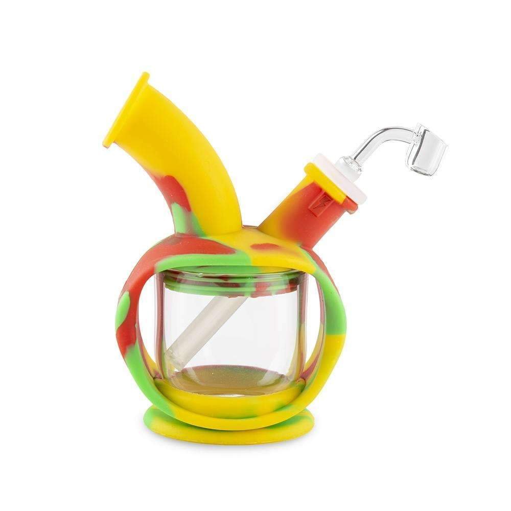 Ooze_Kettle_Rasta-quartz_banger_sm_1000x_02794d92-bdff-4ddf-a63d-75dfc8f7e25f.jpg Ooze Kettle Silicone Bubbler - Rasta - Image 1