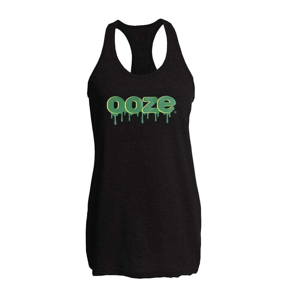 Ooze_Tank_Front_Black_sm_1000x_5bc66e66-0bff-4454-922b-939eaa4bb6db.jpg Ooze Logo Women's Razorback Tank - Image 1