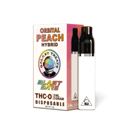 THC-O DISPOSABLE ORBITAL PEACH 2ML | Galaxy Treats